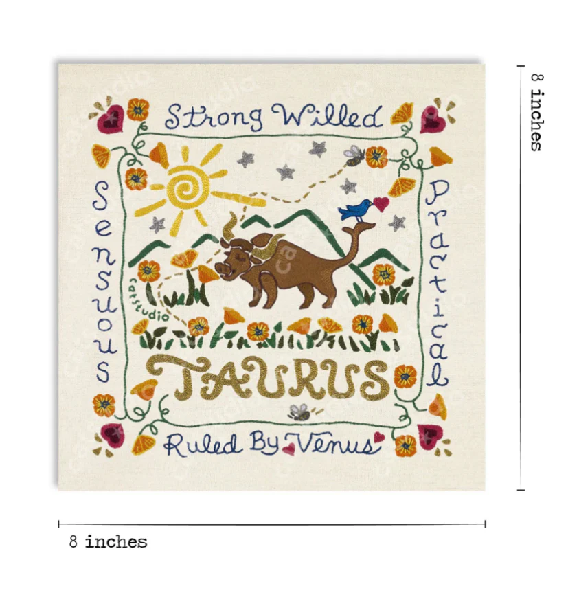 Art Print 8x8 Taurus - Image 3